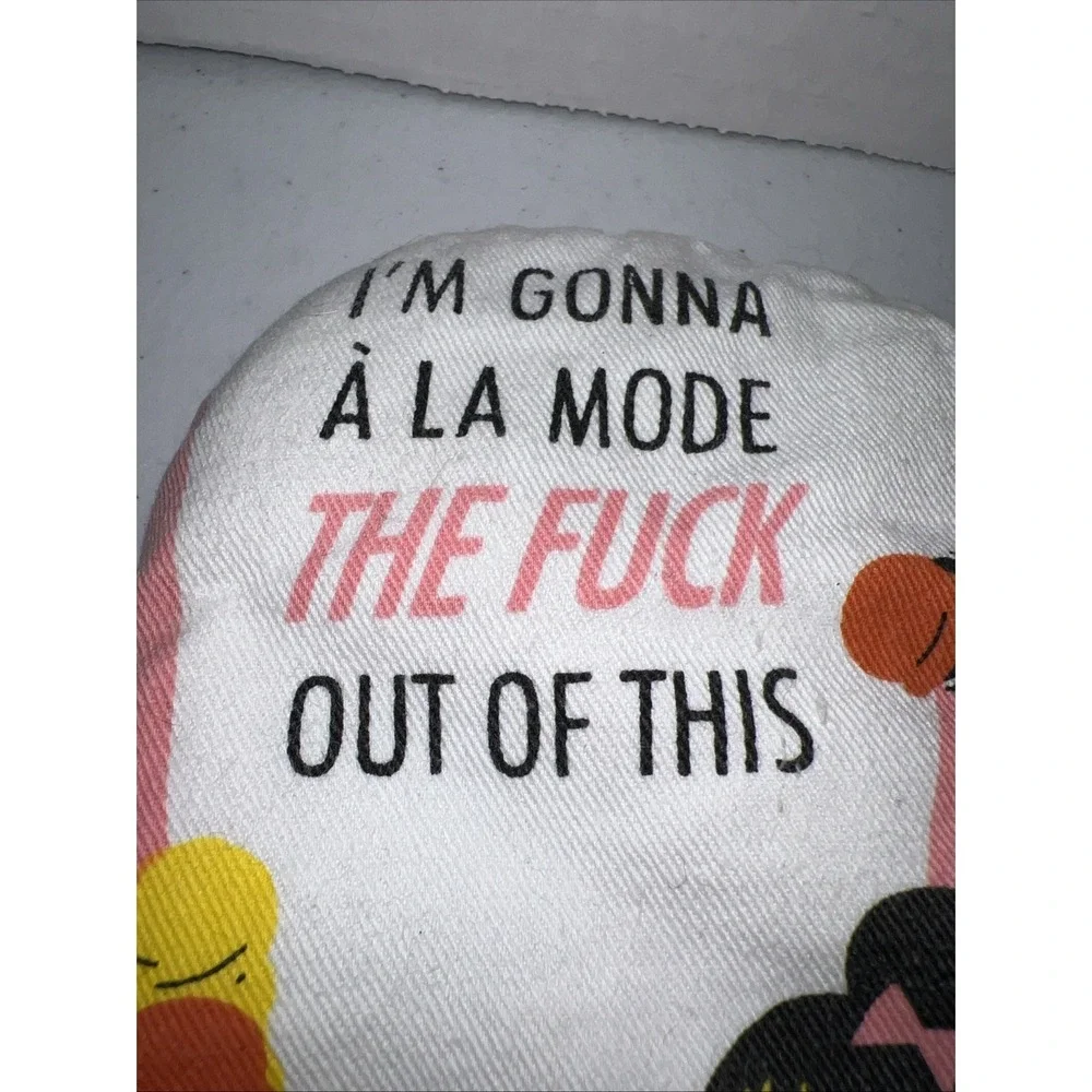 Blue Q Oven Mitt I'm Gonna A La Mode The F*** Out Of This Cotton